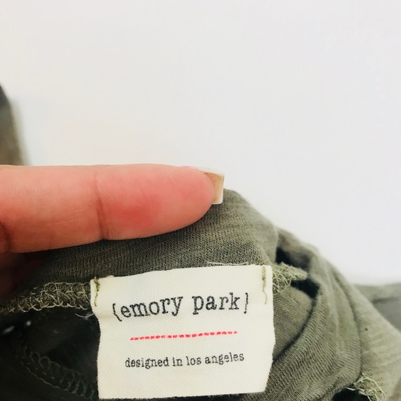 Emory Park Heavily Distressed Shredded Shirt - Picture 5 of 7